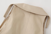 khaki sleeveless cargo dress zara front slit zara style fashion style streetstyle women's clothing belted khaki 